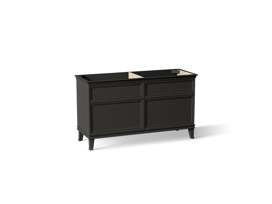 KOHLER K-33560 Artifacts 60" bathroom vanity cabinet, carbon oak