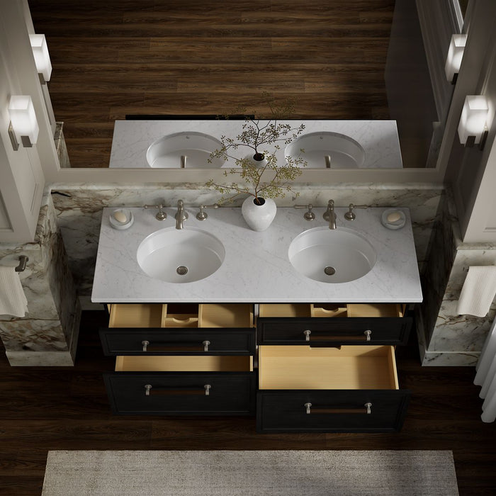 KOHLER K-33560 Artifacts 60" bathroom vanity cabinet, carbon oak - view 5