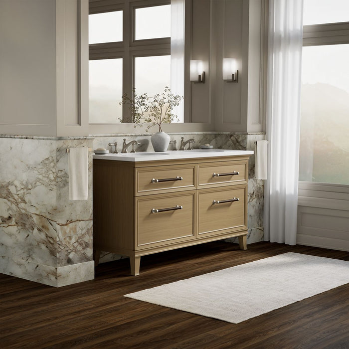 KOHLER K-33560 Artifacts 60" bathroom vanity cabinet, light oak - view 4
