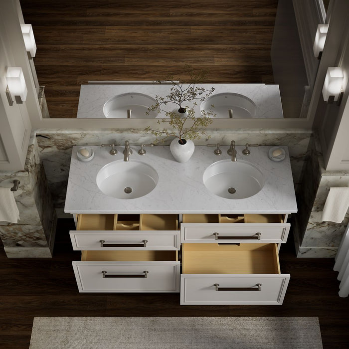 KOHLER K-33560 Artifacts 60" bathroom vanity cabinet, linen white - view 4