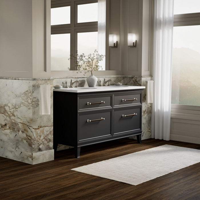 KOHLER K-33560 Artifacts 60" bathroom vanity cabinet, slate grey - view 5