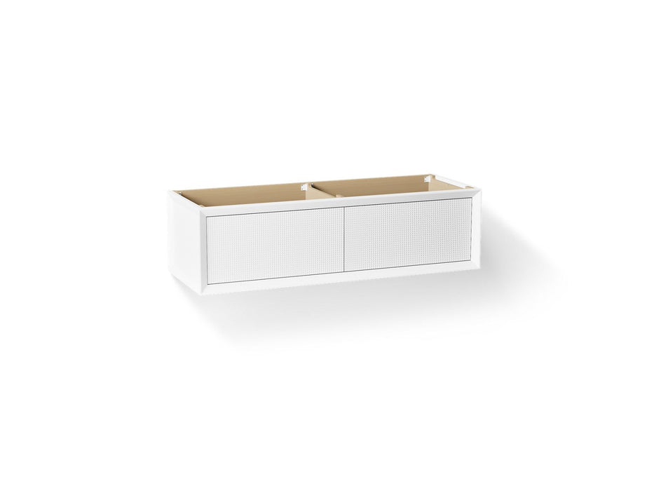 KOHLER K-33563 Enivo 60" wall-hung bathroom vanity cabinet, white