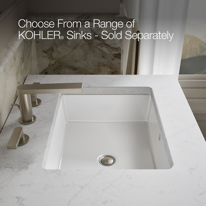 KOHLER K-33567 Lodern 60" wall-hung bathroom vanity cabinet, linen white - view 4