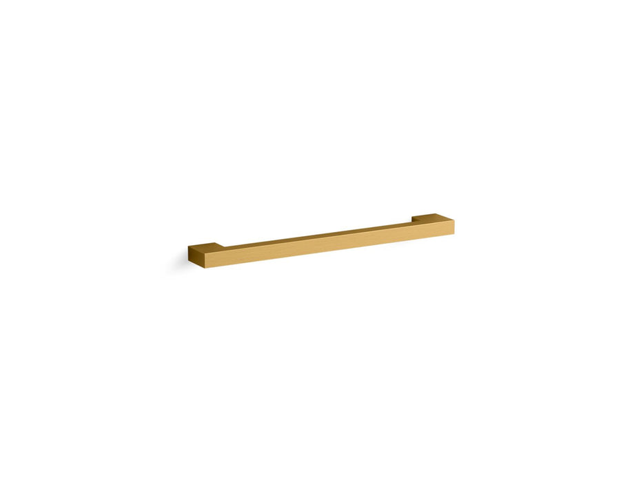 KOHLER K-33568 Lodern 10" cabinet pull, vibrant brushed moderne brass