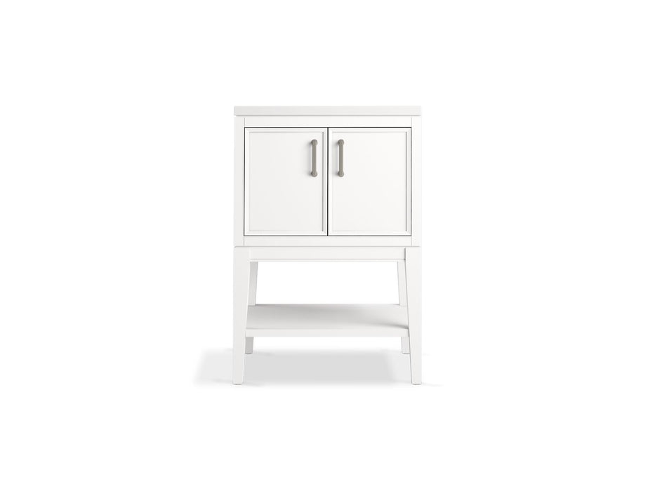 KOHLER K-33577-ASB Winnow 24" bathroom vanity cabinet with sink and quartz top