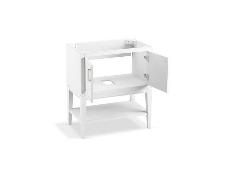 KOHLER K-33578-ASB Winnow 30" bathroom vanity cabinet with sink and quartz top, white - view 2