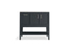 KOHLER K-33579-ASB Winnow 36" bathroom vanity cabinet with sink and quartz top, slate grey - view 4
