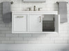 KOHLER K-33579-ASB Winnow 36" bathroom vanity cabinet with sink and quartz top, white - view 5