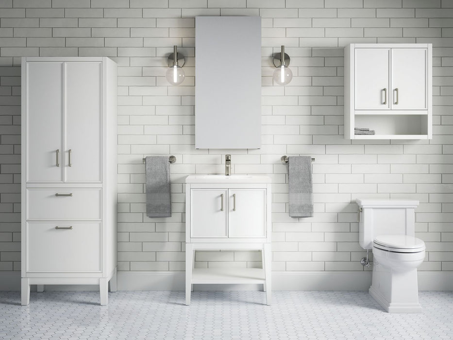 KOHLER K-33582-ASB Winnow 24" x 70" linen tower