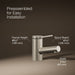 KOHLER K-33590-4K Elate Single-handle bathroom sink faucet, 1.0 gpm, vibrant brushed nickel - view 4