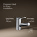 KOHLER K-33590-4N Elate Single-handle bathroom sink faucet, 0.5 gpm, polished chrome - view 4