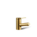 KOHLER K-33590-4N Elate Single-handle bathroom sink faucet, 0.5 gpm, vibrant brushed moderne brass