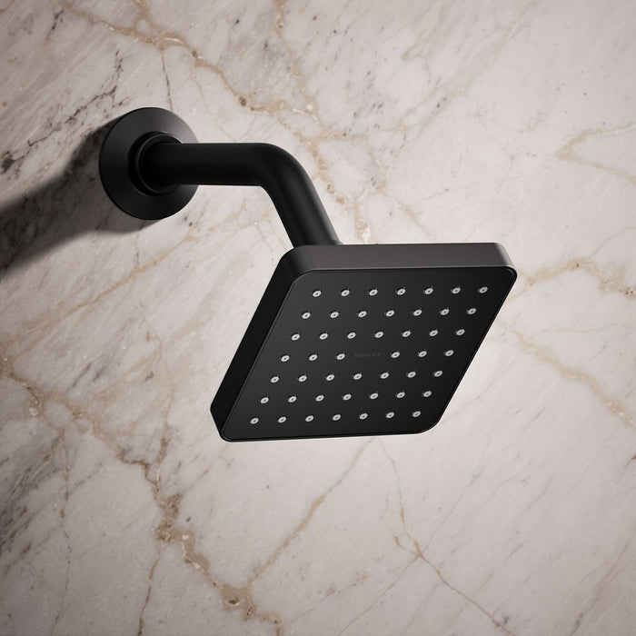 KOHLER K-33597-H Venza Single-function showerhead, 1.5 gpm, matte black - view 5