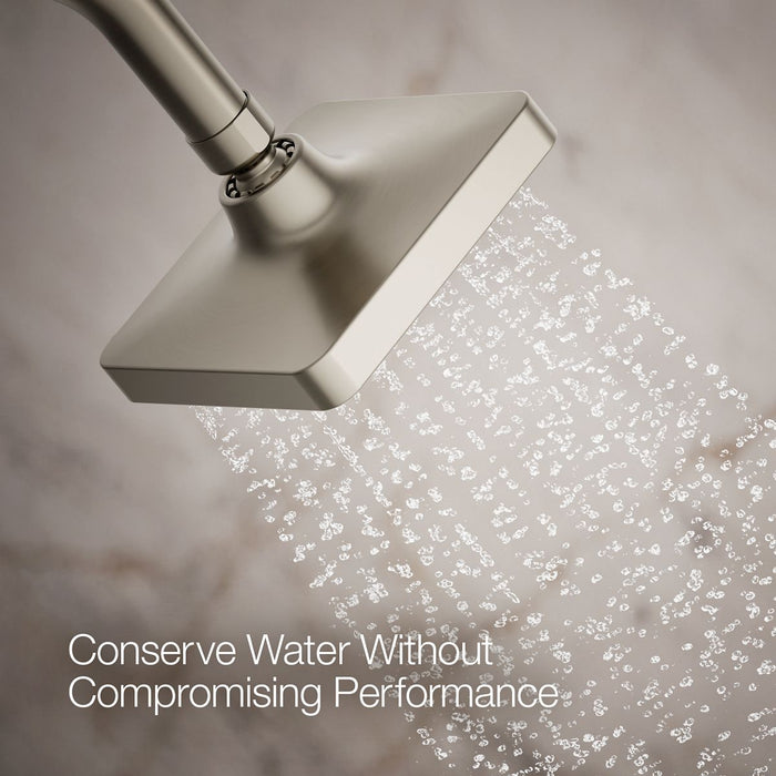 KOHLER K-33597-H Venza Single-function showerhead, 1.5 gpm, vibrant brushed nickel - view 4