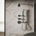 KOHLER K-33631-G Cinq Round single-function filtered showerhead, 1.75 gpm, matte black - view 3