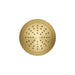 KOHLER K-33631-G Cinq Round single-function filtered showerhead, 1.75 gpm, vibrant brushed moderne brass - view 4