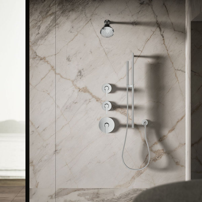KOHLER K-33631-Y Cinq Round single-function filtered showerhead, 2.5 gpm, polished chrome - view 3