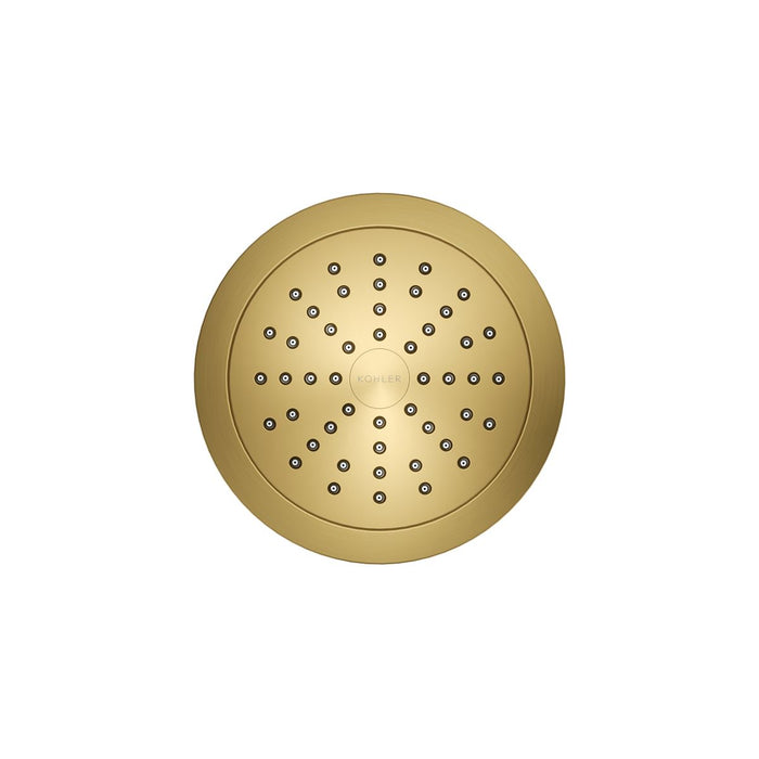 KOHLER K-33631-Y Cinq Round single-function filtered showerhead, 2.5 gpm, vibrant brushed moderne brass - view 4