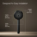 KOHLER K-33640-H Elate Three-function handshower, 1.5 gpm, matte black - view 4