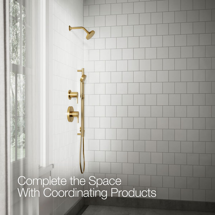 KOHLER K-33640-H Elate Three-function handshower, 1.5 gpm, vibrant brushed moderne brass - view 5