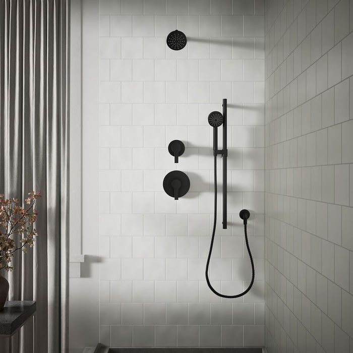 KOHLER K-33641-G Elate Single-function showerhead, 1.75 gpm, matte black - view 3