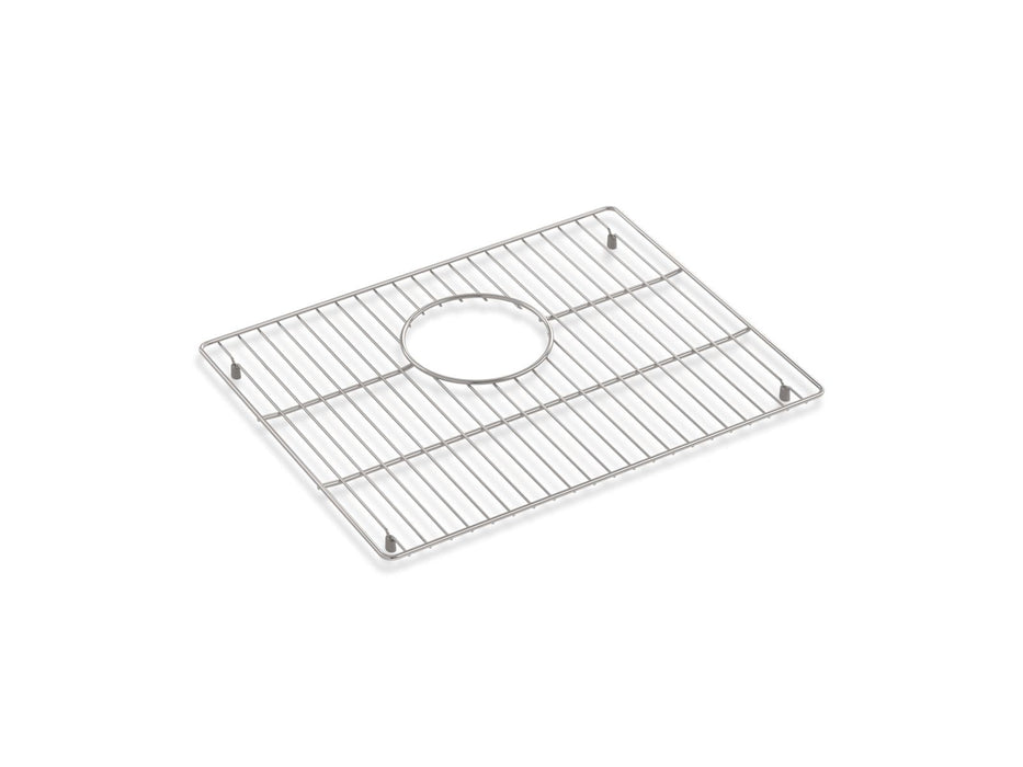 KOHLER K-33669 Left-side sink rack for K-33658-PC Strive kitchen sink, stainless steel