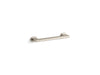 KOHLER K-33676 Belay 12" grab bar, vibrant brushed nickel