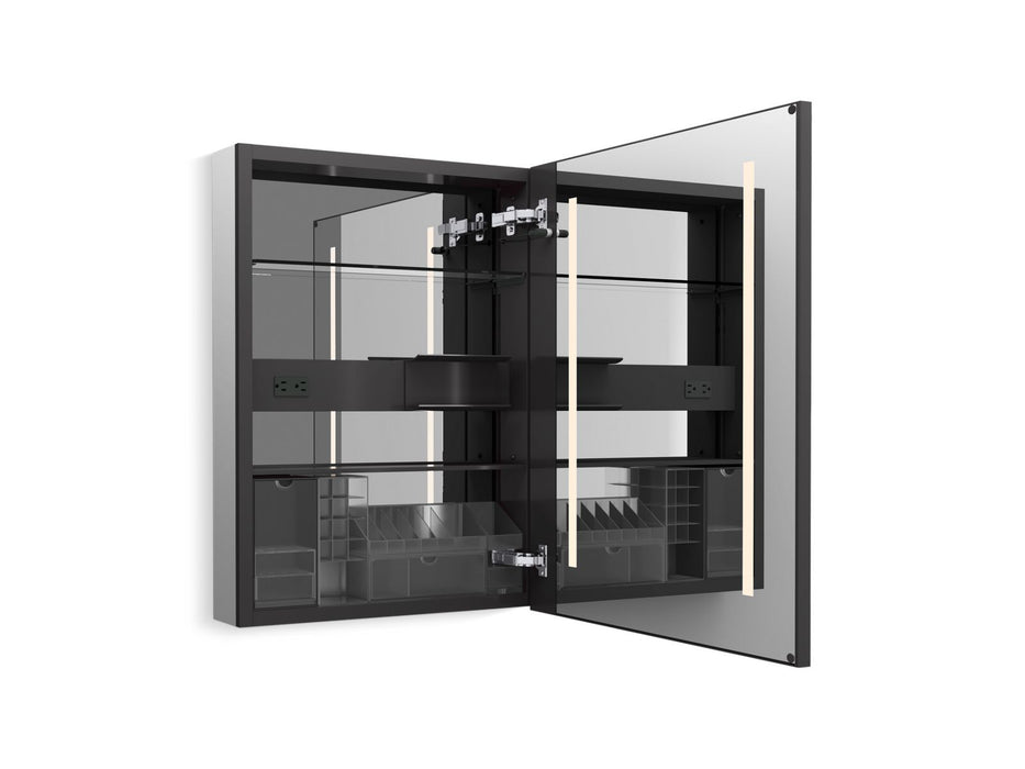 KOHLER K-33690-R Collage 24" x 32" lighted framed medicine cabinet, right-hinged, not applicable - view 4