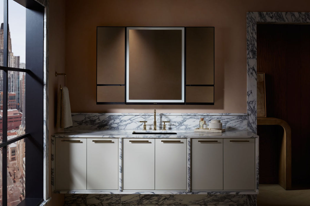KOHLER K-33694-R Collage 12" x 32" framed medicine cabinet, right-hinged, not applicable - view 2
