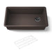 KOHLER K-33710 Billings 32-1/2" undermount single-bowl kitchen sink, matte brown - view 5
