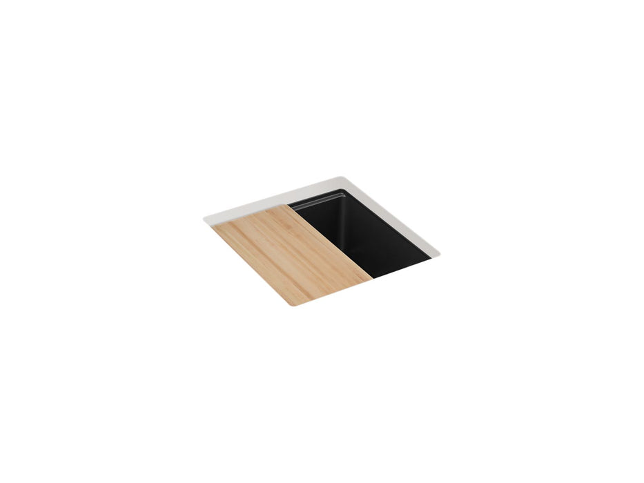 KOHLER K-33711-PC Billings 18" undermount bar sink with accessories