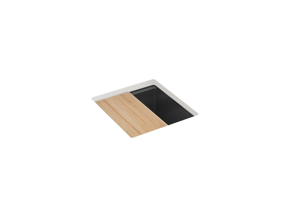 KOHLER K-33711-PC Billings 18" undermount bar sink with accessories