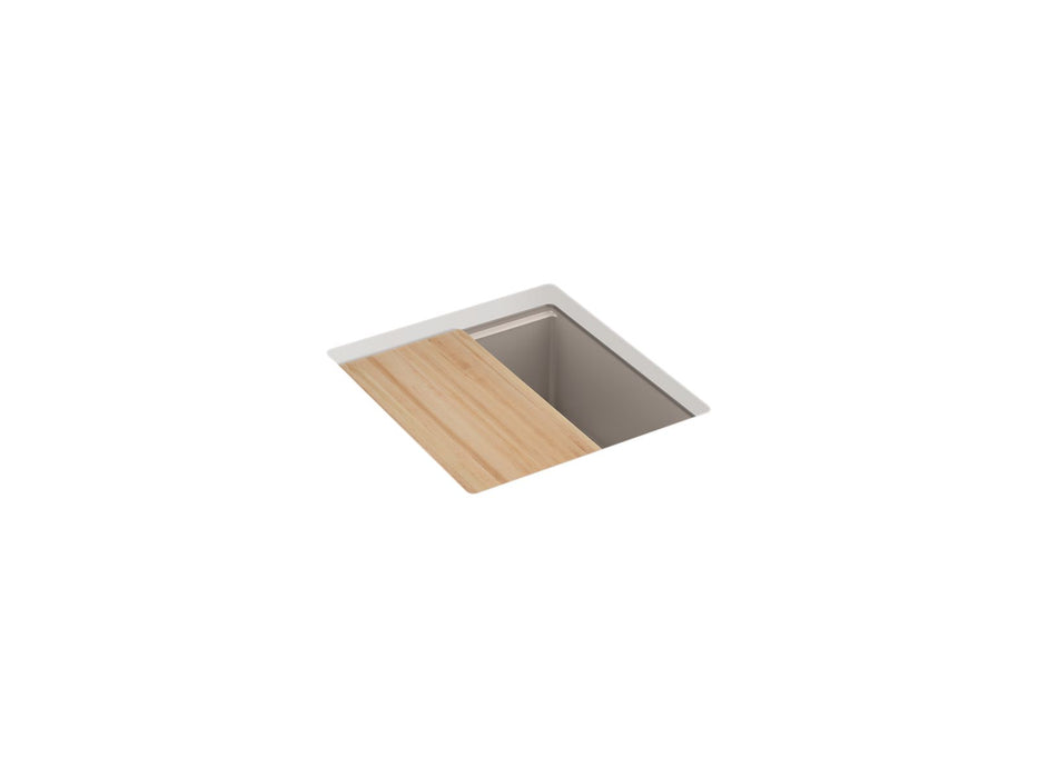 KOHLER K-33711-PC Billings 18" undermount bar sink with accessories