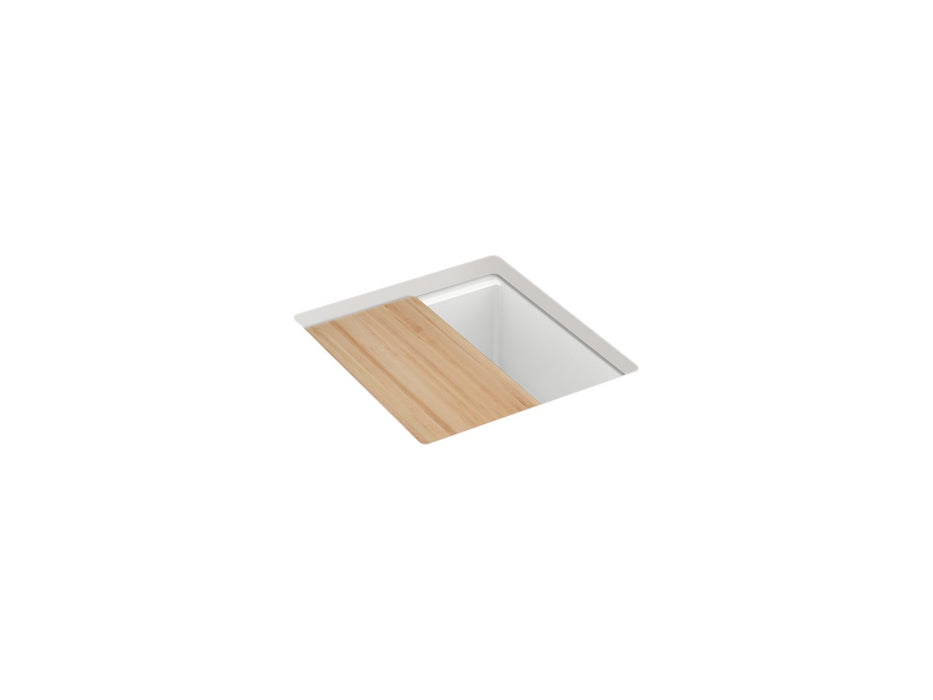 KOHLER K-33711-PC Billings 18" undermount bar sink with accessories