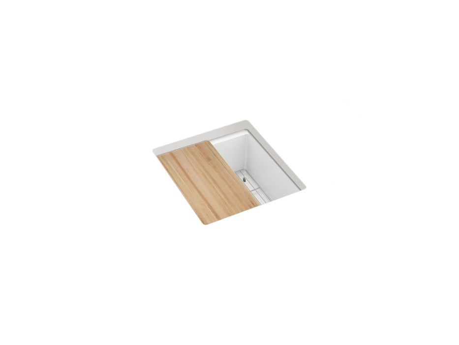 KOHLER K-33711-PC Billings 18" undermount bar sink with accessories