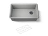 KOHLER K-33712 Billings 29" undermount single-bowl kitchen sink, matte grey