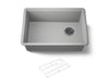 KOHLER K-33713 Billings 27" undermount single-bowl kitchen sink, matte grey