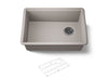 KOHLER K-33713 Billings 27" undermount single-bowl kitchen sink, matte taupe