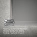 KOHLER K-33713-PC Billings 27" undermount single-bowl workstation kitchen sink, matte grey - view 4