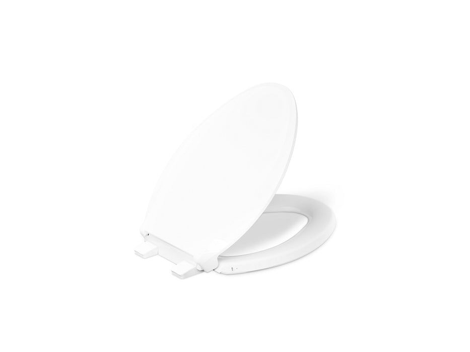 KOHLER K-33727-0 K-33727 Cachet Heated ReadyLatch Quiet-Close Elongated Toilet Seat, white
