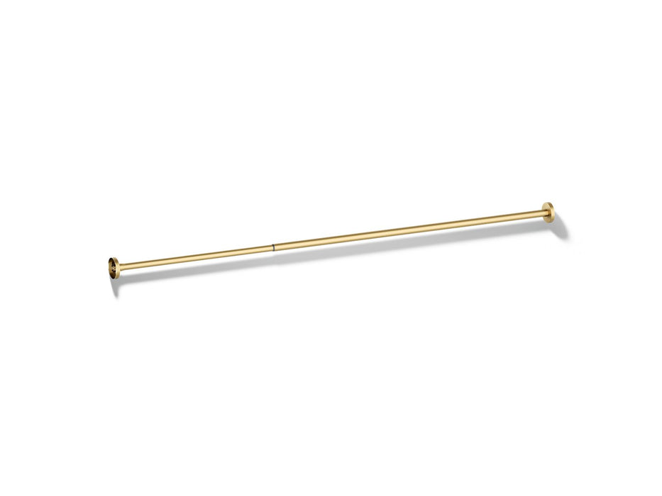 KOHLER K-33810 Elate Shower rod, vibrant brushed moderne brass