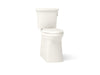 KOHLER K-33813-RA Corbelle Tall two-piece elongated toilet with skirted trapway, 1.28 gpf, biscuit