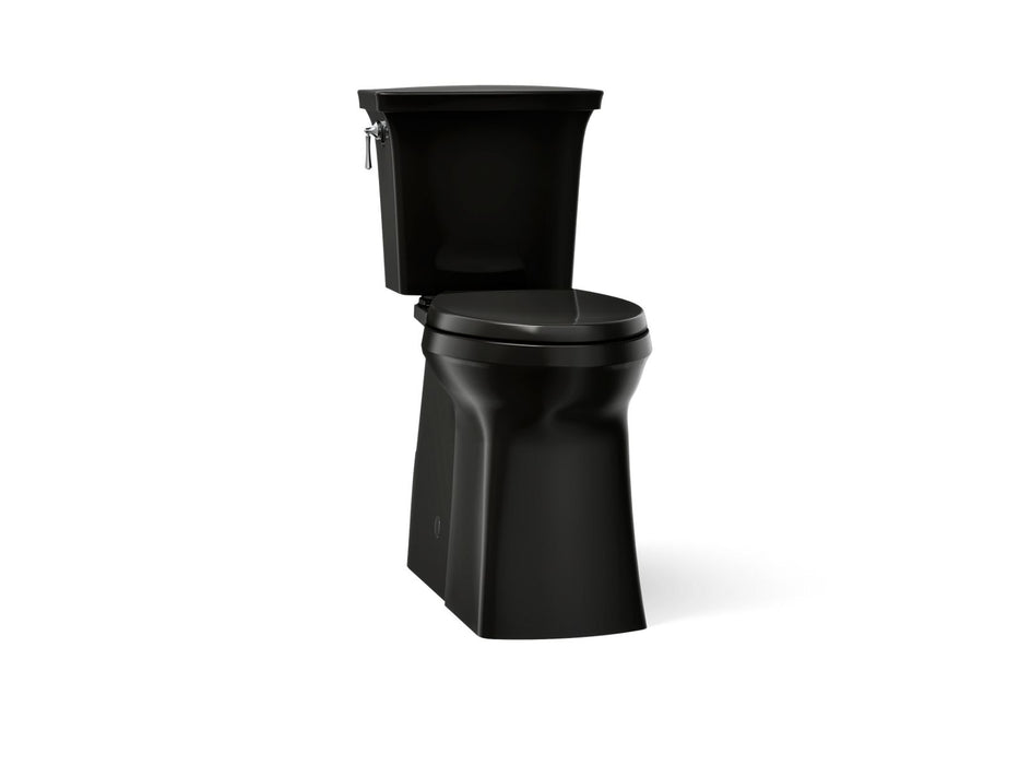 KOHLER K-33814 Corbelle Tall ContinuousClean two-piece elongated toilet with skirted trapway, 1.28 gpf