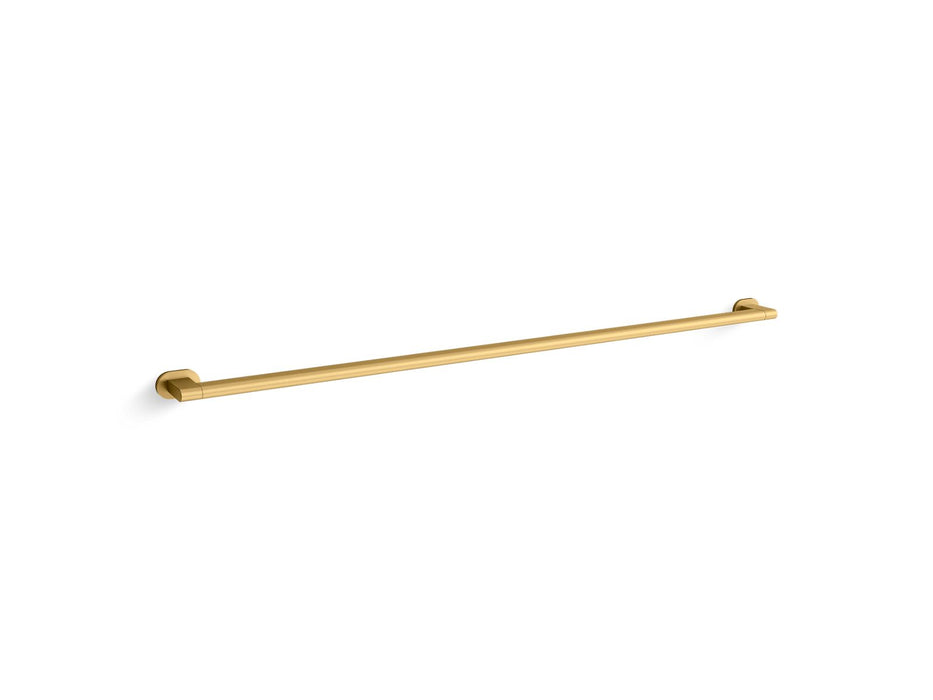 KOHLER K-33857 Belay 48" grab bar, vibrant brushed moderne brass