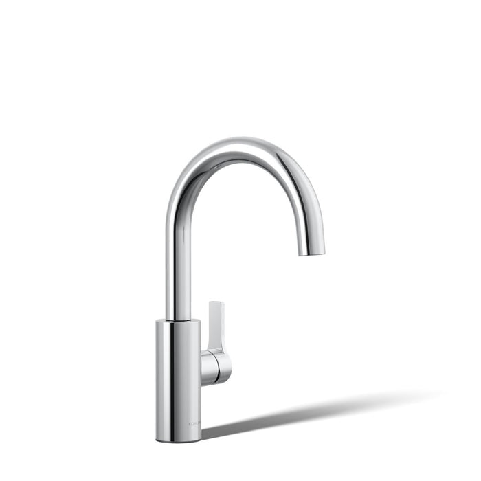 KOHLER K-34908 Elate Single-handle Bar Sink Faucet, Polished Chrome - 3/4 view of product