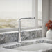 KOHLER K-34909 Elate Pull-out Kitchen Sink Faucet with Two-function Sprayhead, Polished Chrome - Shows close up detail of pro