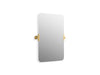 KOHLER K-34969 Castia by Studio McGee 20" x 30" rectangular mirror, vibrant brushed moderne brass