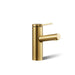 KOHLER K-35048-4 Elate Single-handle bathroom sink faucet, 1.2 gpm, vibrant brushed moderne brass - view 5