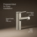 KOHLER K-35048-4 Elate Single-handle bathroom sink faucet, 1.2 gpm, vibrant brushed nickel - view 4