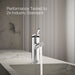 KOHLER K-35048-4N Elate Single-handle bathroom sink faucet, 0.5 gpm, polished chrome - view 2